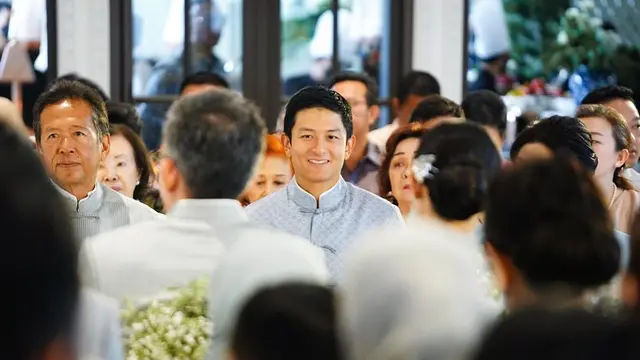 Potret Sandiaga Uno di Acara Lamaran sang Keponakan Athina dengan Pembalap Rio Haryanto