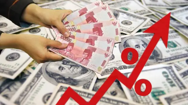 Ilustrasi Nilai dollar Naik