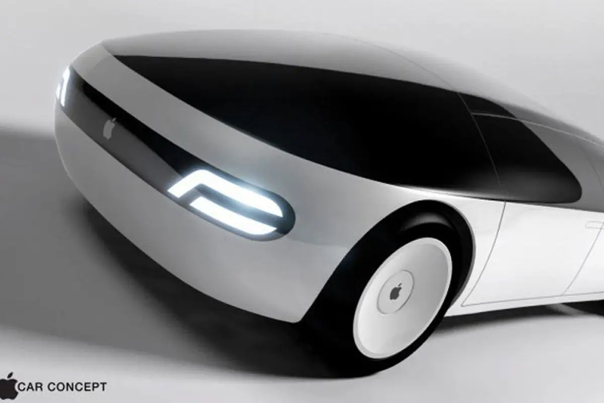 Ilustrasi konsep desain mobil pintar Apple (Carscoops)