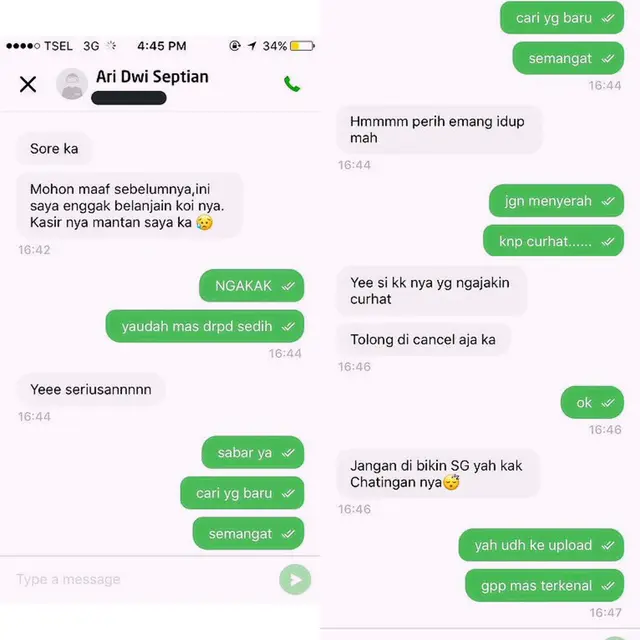 8 Chat Receh Driver Ojol dan Pelanggan Ini Kocak Banget