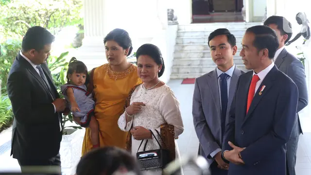 Didampingi Keluarga, Jokowi Menuju Tempat Pelantikan