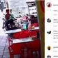 Kebanyakan Gaya, Niatnya Mau Freestyle Malah nabrak Warung (Isnstagram)