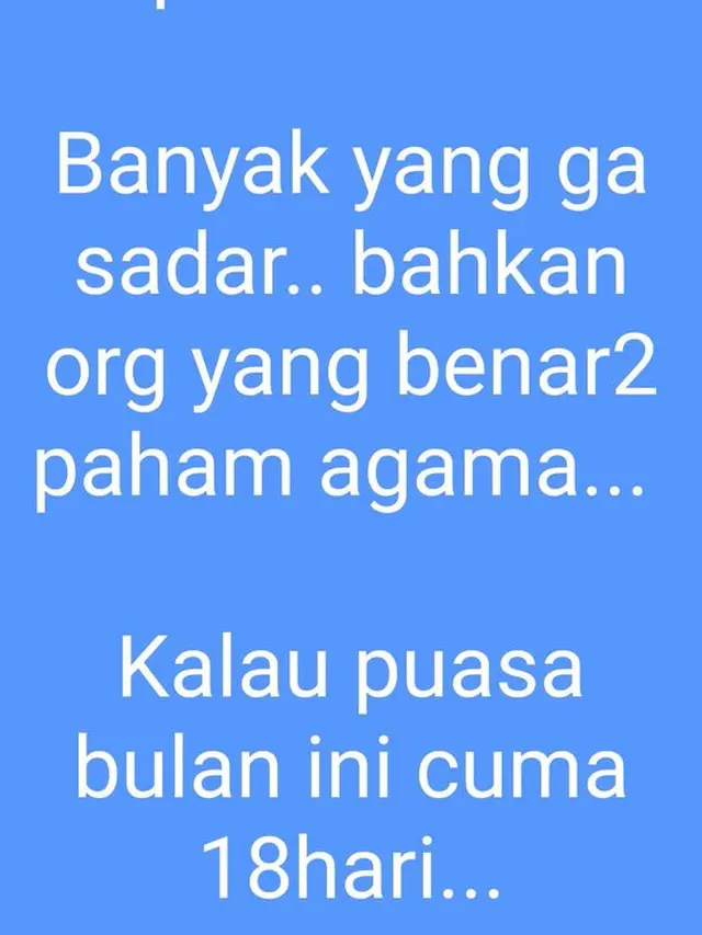 6 Status WA Bapak-Bapak saat Puasa Ramadan Ini Bikin Senyum Tipis