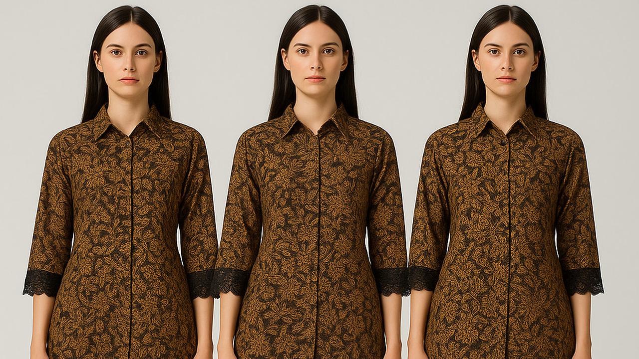 Model Tunik Batik Belah Panjang Cocok dengan Bawahan Apa? Ini ...