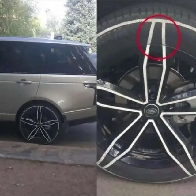 8 Potret Nyeleneh Modifikasi Roda Mobil, Ada yang Pakai Wajan
