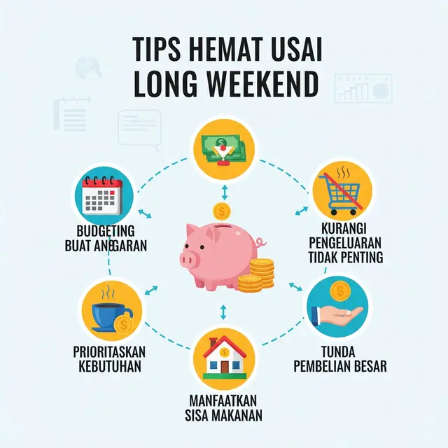 Tips Hemat Usai Long Weekend (AI)