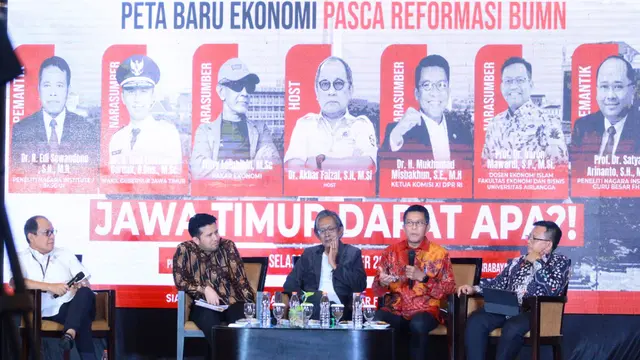 Wakil Gubernur Jawa Timur Emil Dardak dalam Round Table Discussion (RTD).