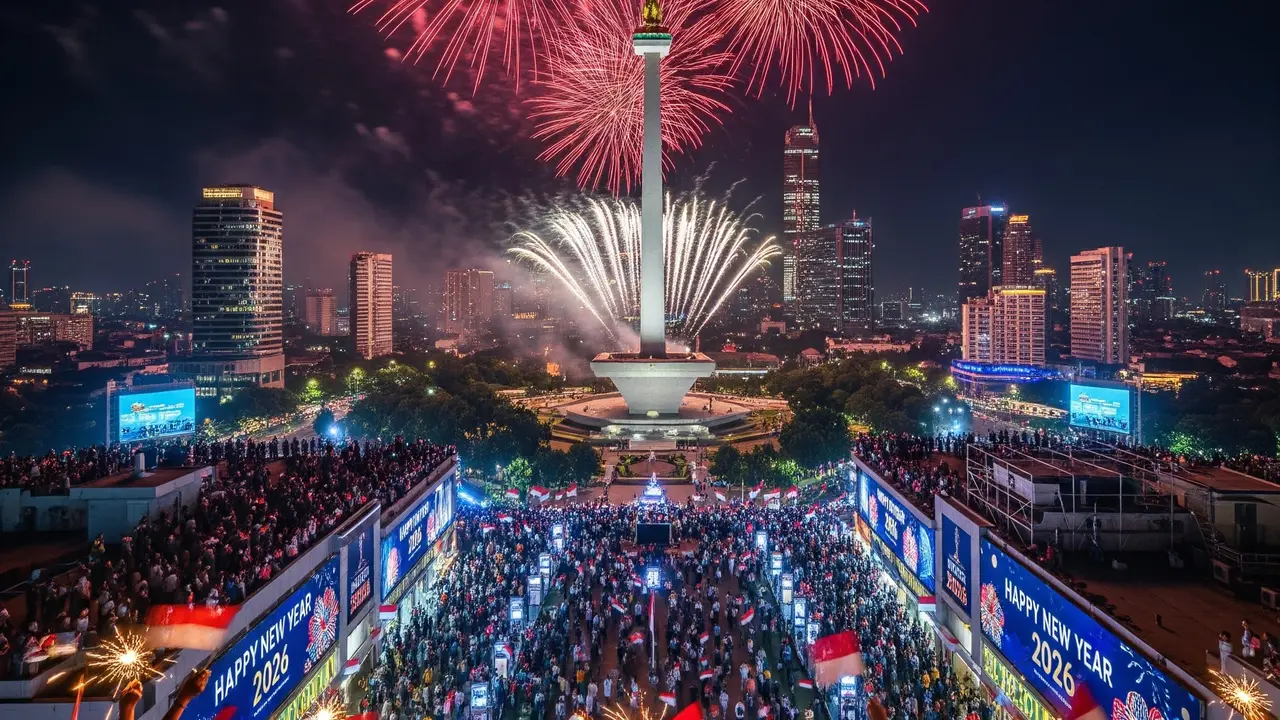 Tahun Baru 2026 (Gemini AI)