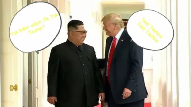 Lelucon lewat meme ini bisa membuat suasana gembira makin terasa.