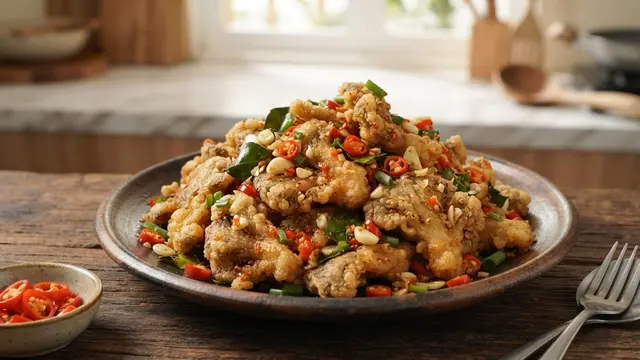 Resep Jamur Crispy Cabe Garam