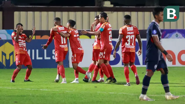 Foto: Lawan 10 Pemain Bali United, Arema FC Tumbang di BRI Liga 1
