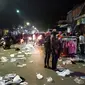 Suasana Pasar Anyar Bogor di malam takbiran Lebaran. (Achmad Sudarno/Liputan6.com)