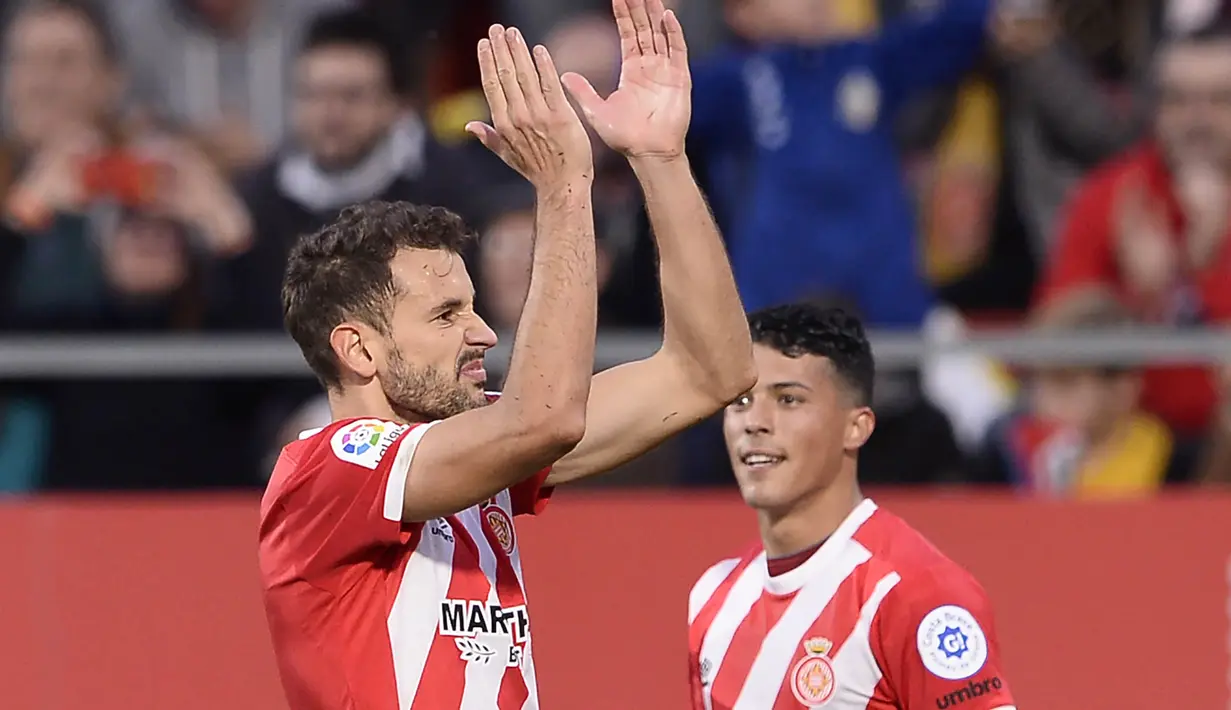 4. Christhian Stuani (Girona) - 18 Gol. (AFP/Josep Lago)