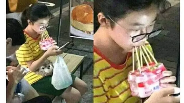 6 Tingkah Nyeleneh Minum Pakai Sedotan, Kelewat Absurd
