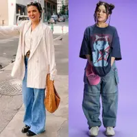 Lihat di sini beberapa potret gaya kontras antara Marsha Aruan dan Eca Aura yang punya pesona masing-masing.