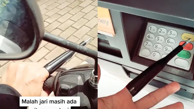Jari Telunjuk Tersangkut di Tripod