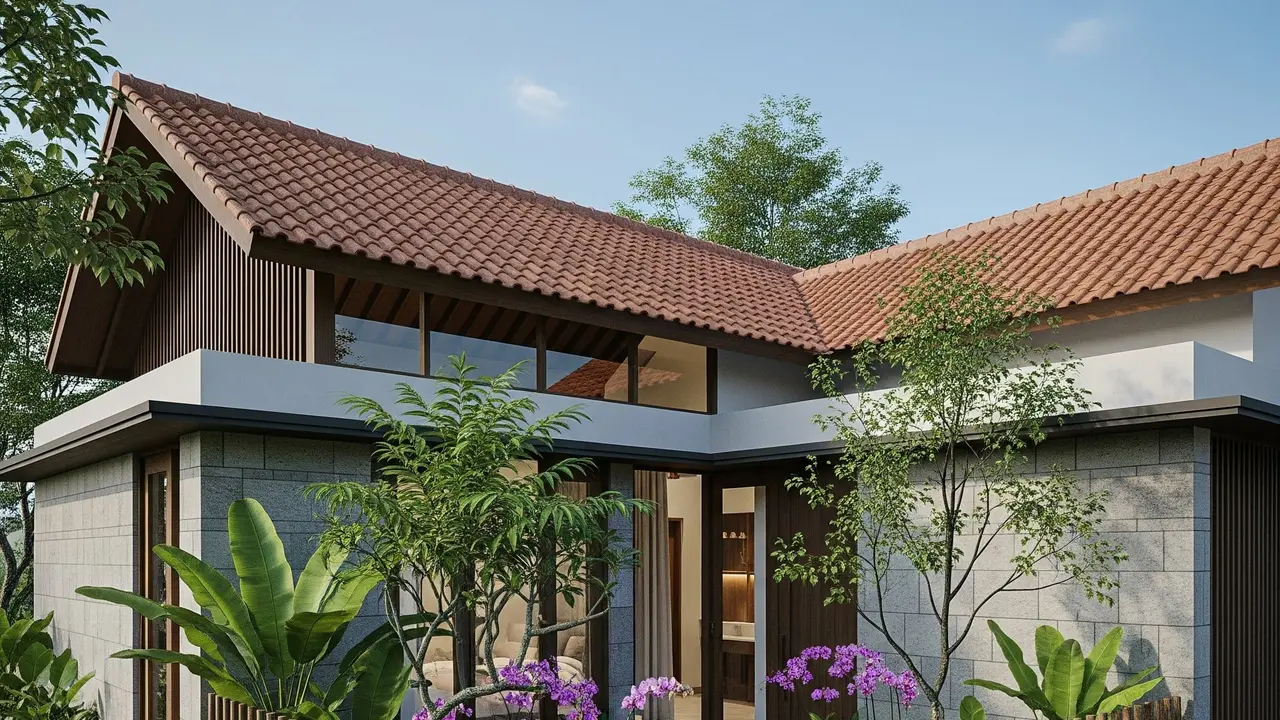 Inspirasi Model Rumah 7x12 di Desa