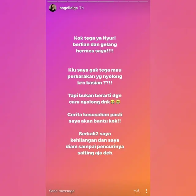 Unggahan Angel Lelga
