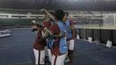Pemain Timnas Indonesia saat merayakan gol Boaz Solossa saat melawan Filipina pada laga AFF Suzuki Cup 2016 di Philippines Sports Stadium, (22/11/2016). (Bola.com/Nicklas Hanoatubun) 