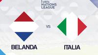 UEFA Nations League: Belanda vs Italia. (Bola.com/Dody Iryawan)