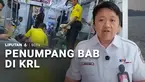 Pengguna Commuter Line relasi Bogor-Jakarta Kota, sempat dibuat geger dengan penumpang yang diduga B-A-B di dalam rangkaian KRL. Sementara, seorang penumpang LRT, marah-marah saat ditegur petugas ketika minum di dalam rangkaian.