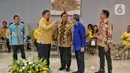 Pertemuan ini menjadi yang perdana bagi partai politik yang tergabung dalam Koalisi Indonesia Maju (KIM). (Liputan6.com/Angga Yuniar)