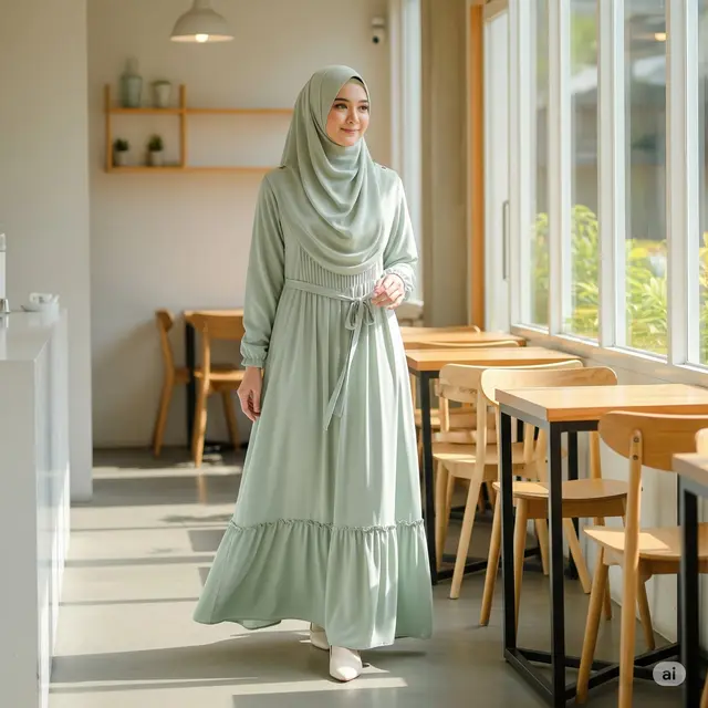 Flowy Dress Ala Korea