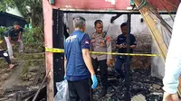 Rumah juru parkir di Palembang terbakar