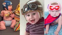 Helm yang dibuat khusus untuk membantu membentuk tengkorak bayi yang alami kelainan membuat mereka jadi menggemaskan. (Foto: Fox News)