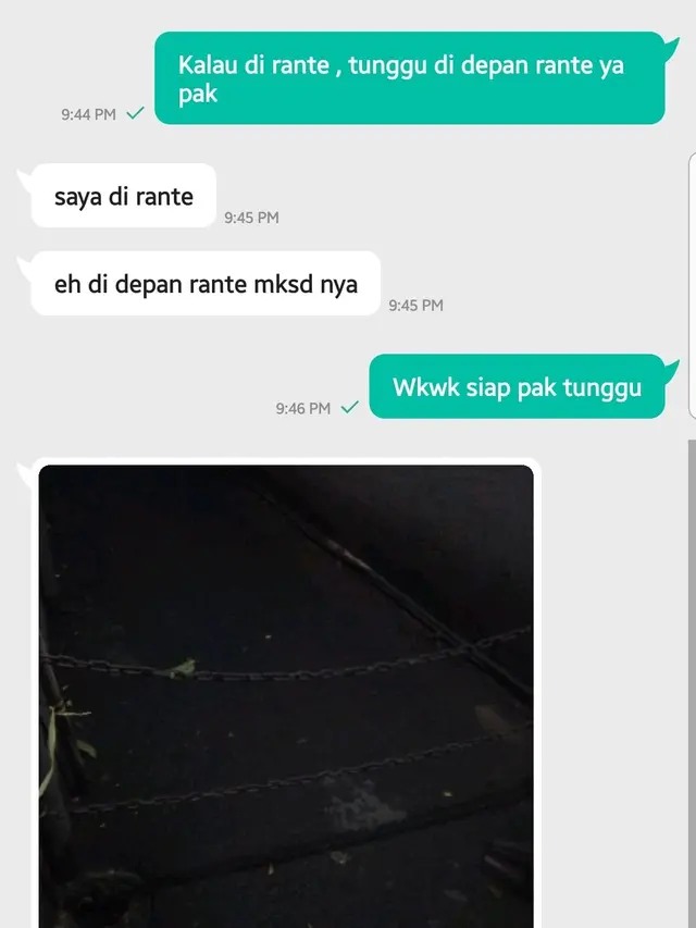6 Chat Ojol Beri Informasi Sampai di Titik Jemput Ini Maknanya Bikin Bingung
