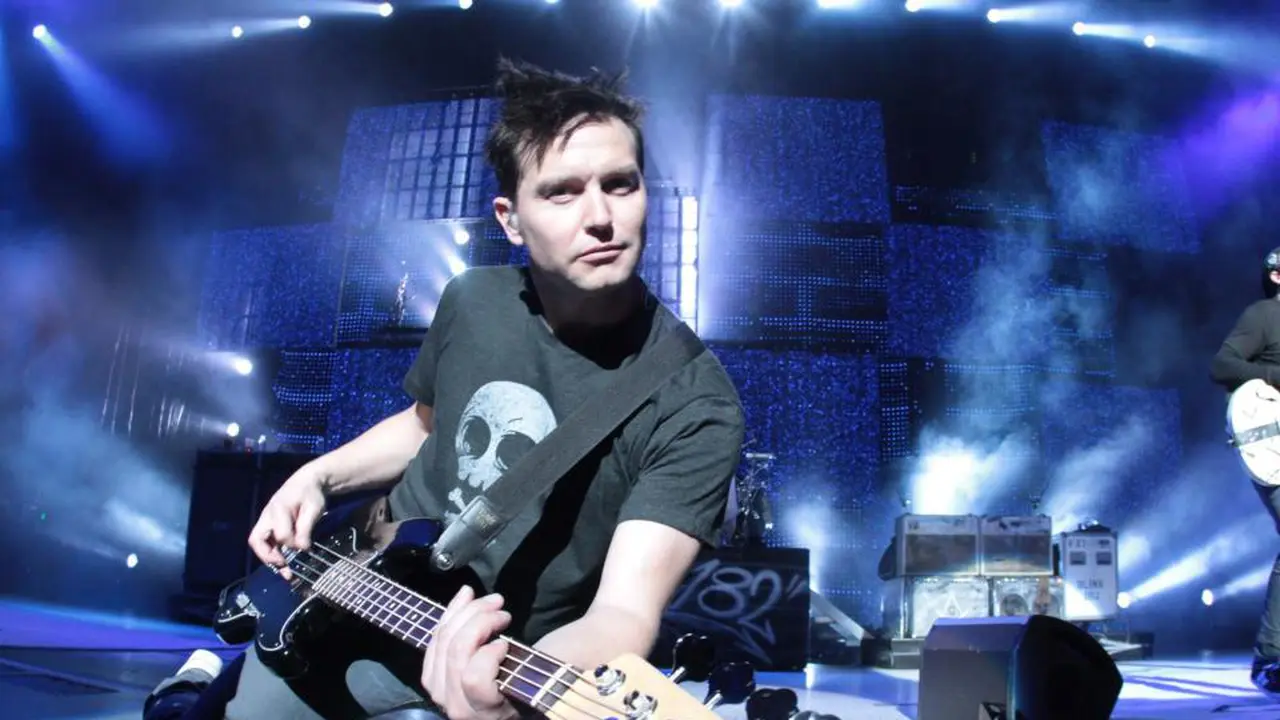 Bassis Blink-182. Mark Hoppus