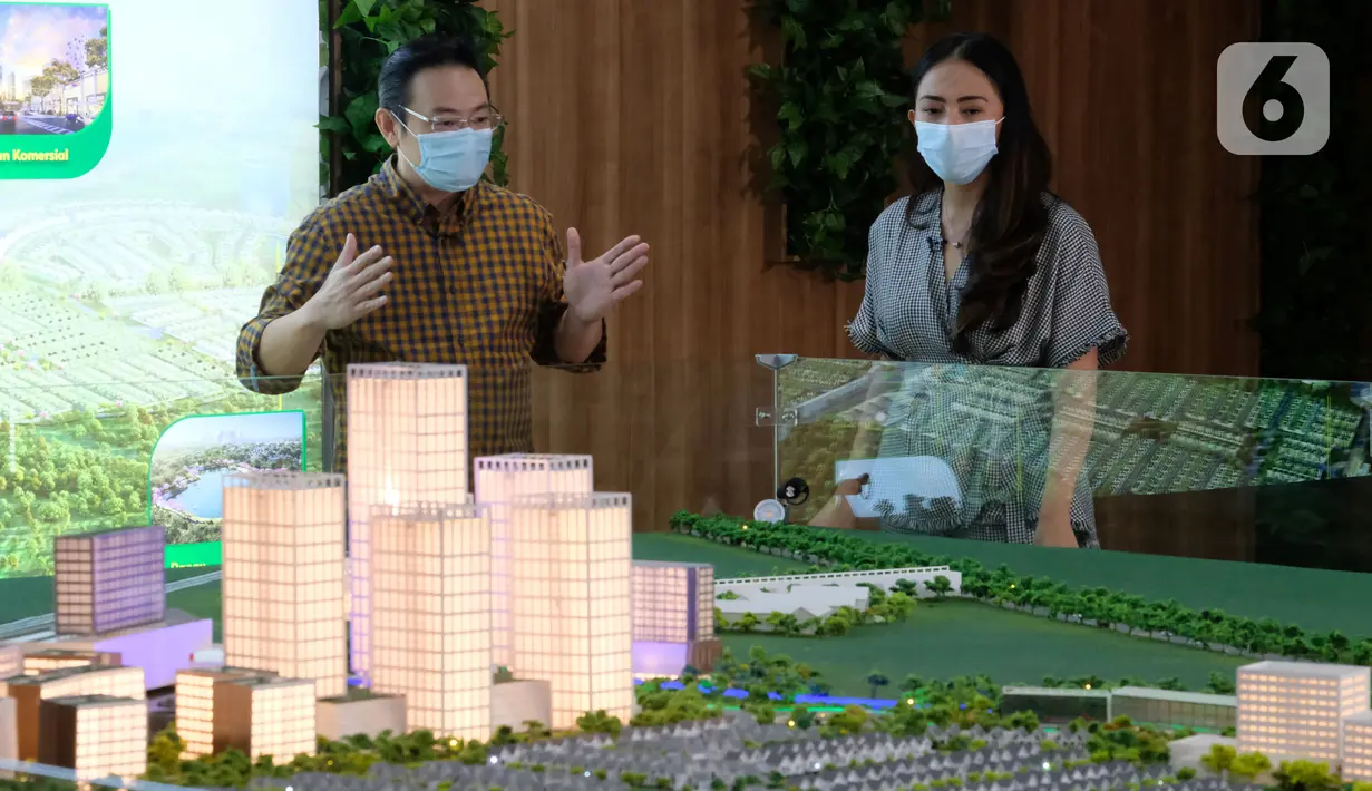Kota Podomoro Tenjo sebagai proyek dari Agung Podomoro meluncurkan Klaster Kana Tahap 2 dan Presale Klaster Burgundy. Kota yang dirancang sebagai kota mandiri didukung oleh Infrastruktur Grand Transit Oriented Development (TOD) dan rencana pembangunan Tol Serpong-Balaraja. (Liputan6.com/HO/Ading)