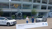 Penyerahan kendaraan kepada PT Liga Indonesia Baru (LIB) di Stadion Utama Gelora Bung Karno, Jakarta, Selasa (22/10/2024). (Bola.com/Hery Kurniawan).