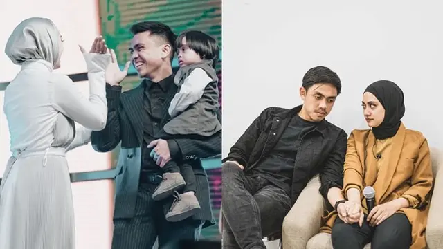 Keluarga kecil Ayudia Bing Slamet dan Ditto terlihat sangat kompak