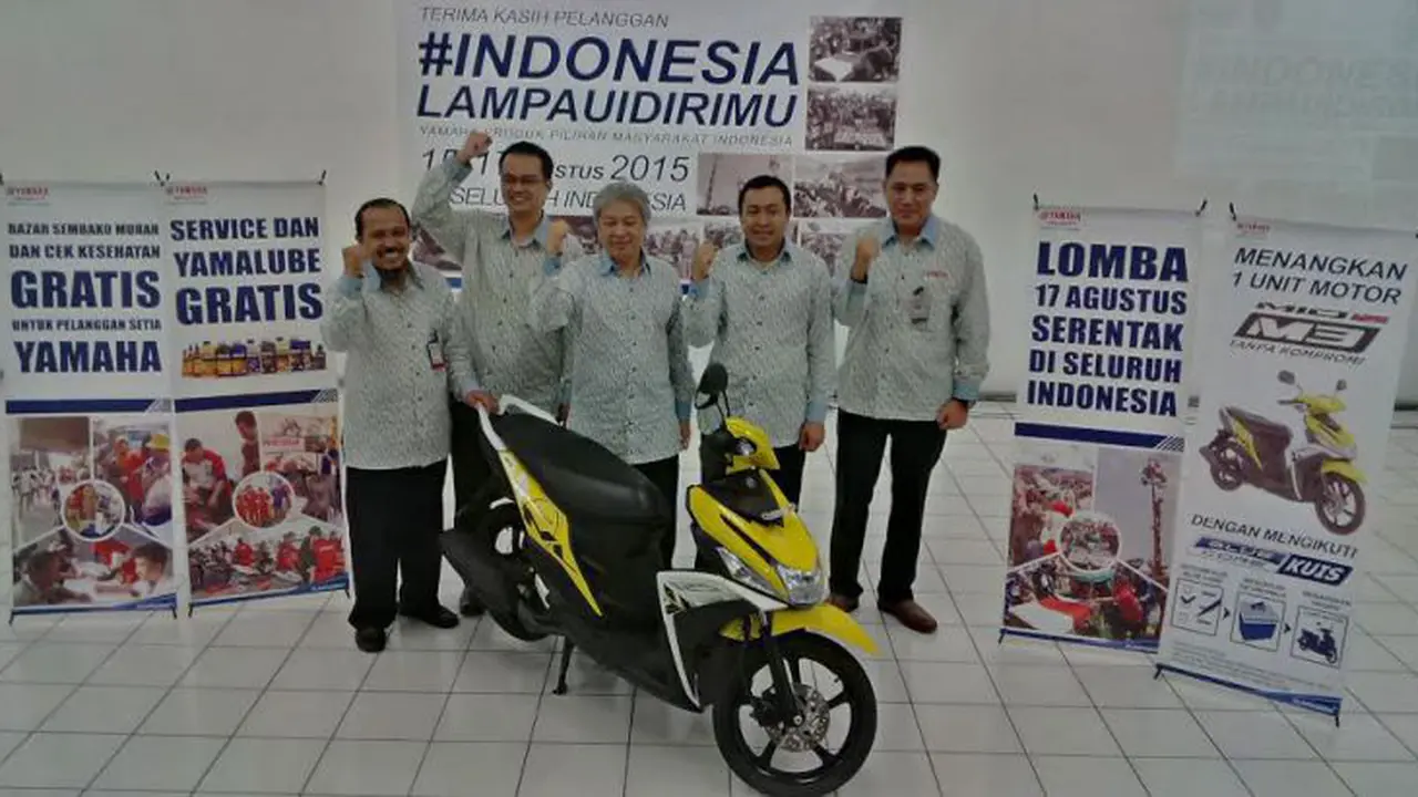 Yamaha Gelar Pesta Kemerdekaan di 31 Kota, Ada Servis Gratis