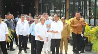 Presiden Joko Widodo atau Jokowi saat meresmikan ‘Jokowi Learning Center’ di SMA Kebangsaan Lampung. (Foto: Istimewa)