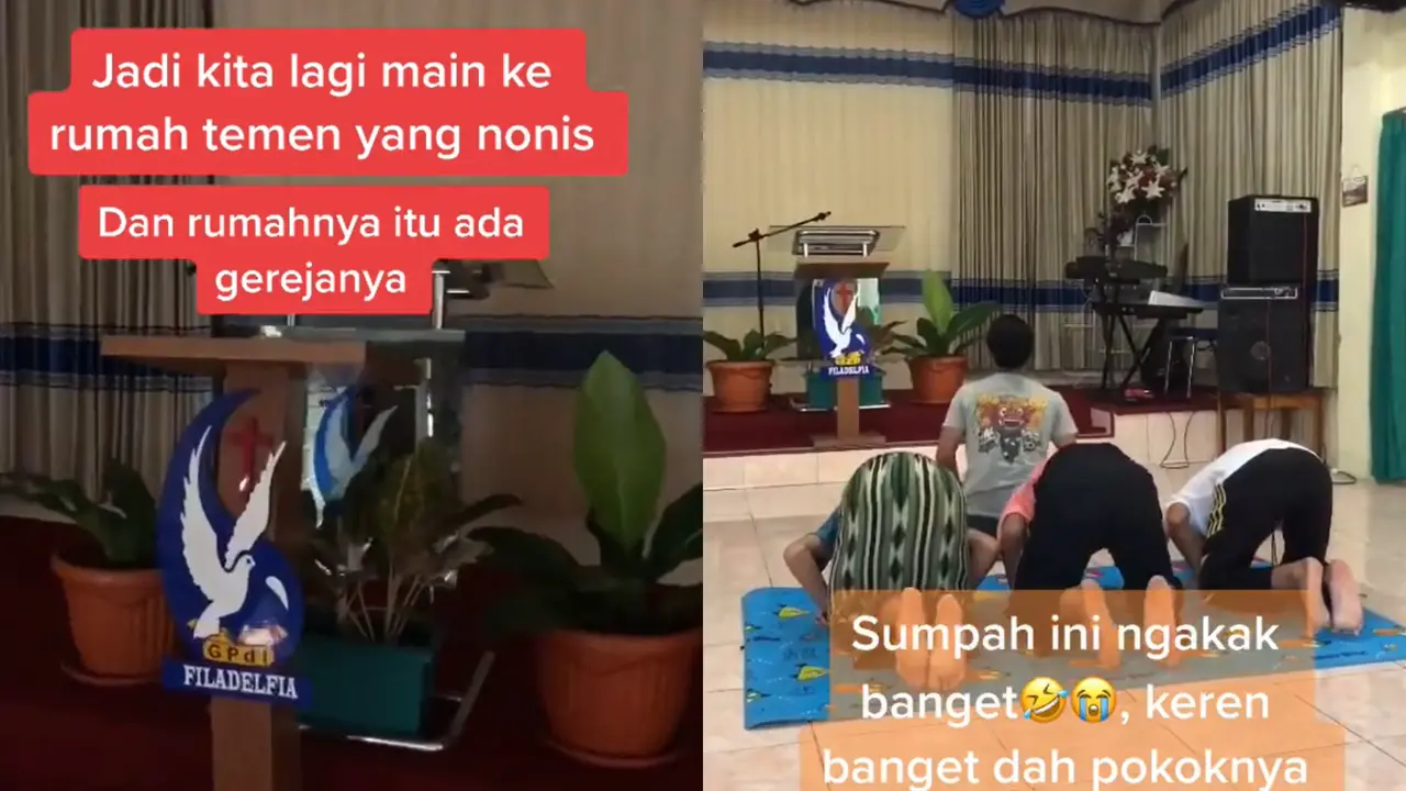 Salat di dalam gereja