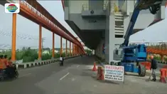 Belum diketahui pasti kapan stasiun LRT ini kembali melayani masyarakat.