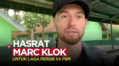 Berita video Marc Klok mengungkapkan hasratnya untuk laga Persib Bandung kontra PSM Makassar di BRI Liga 1 2022/2023 yang akan digelar pada Selasa (14/2/2023).