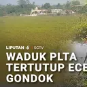 Waduk PLTA Tertutup Eceng Gondok