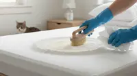 Tips Membersihkan Pipis Kucing di Kasur Pakai Bahan Dapur untuk Hilangkan Bau dan Noda