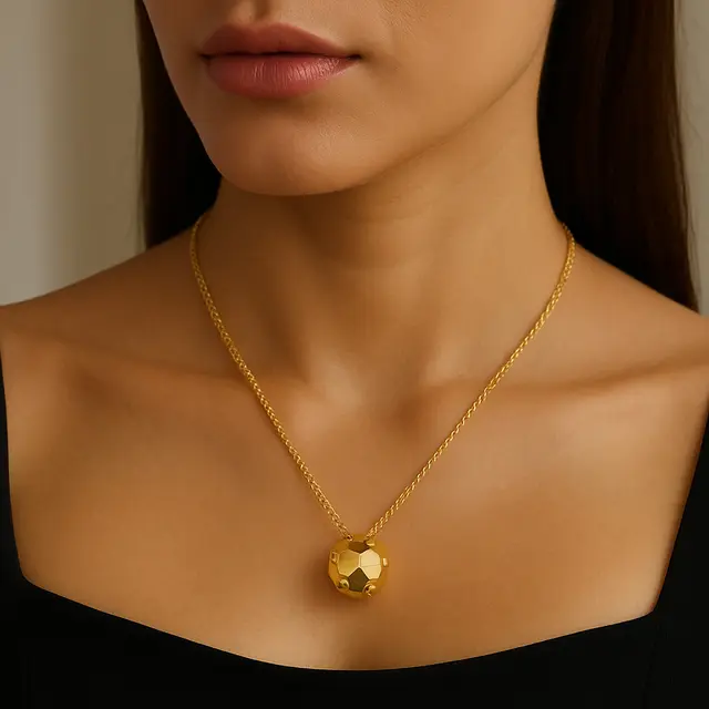 Model Kalung Emas Bola Ringan 5 Gram