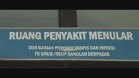 Ruang penyakit menular RS Sanglah. Foto: BeritaBali