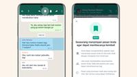 Fitur baru Pertahankan di Chat dalam aplikasi WhatsApp (WhatsApp)