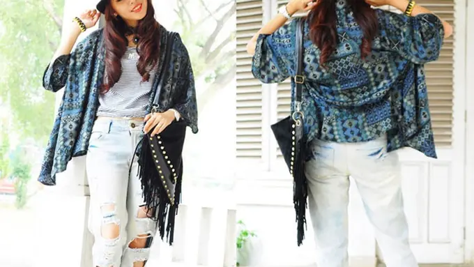 Mix and Match Kaus Polos dengan Outer Boleh Juga Dicoba