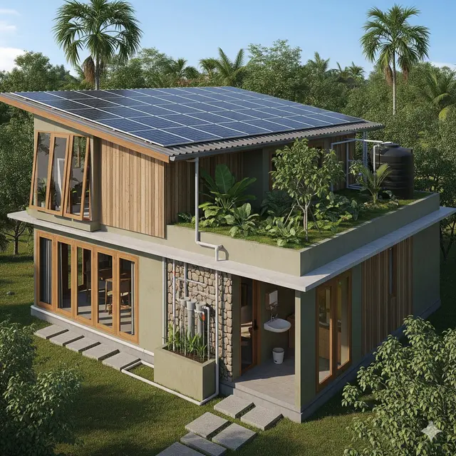 Rumah Minimalis 2 Lantai dengan Konsep Eco-Friendly