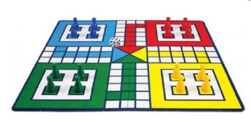 Permainan Ludo. (Liputan6.com/Jayadi Supriadin).