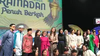 Direktur Programming SCM dan Sejumlah Pengisi Program Ramadan Indosiar Hadiri Press Conference di Senayan, Jakarta, Senin (6/32023). (Liputan6/Alifia Nur Fauziah)