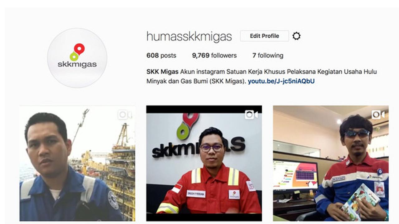 Para pekerja lapangan hulu migas tersebut menyampaikan pesan-pesan bagi anaknya melalui video-video yang diunggah akun instagram @humasskkmigas 