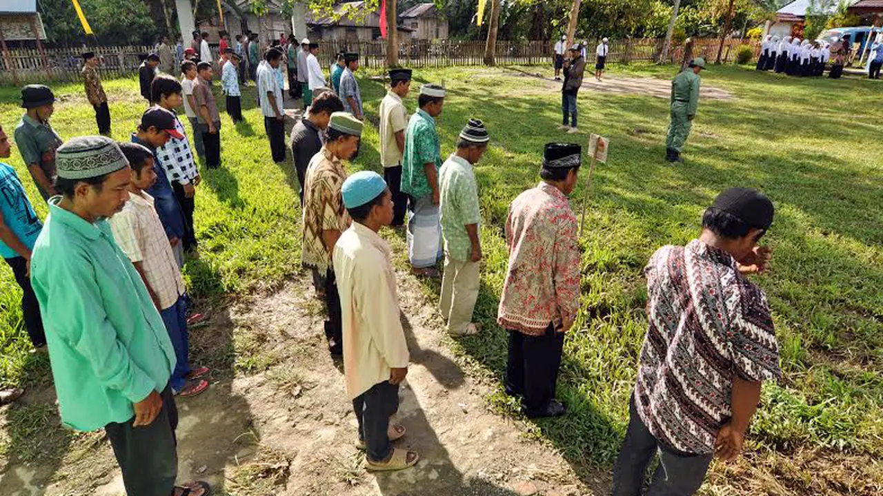 Begini Warga Pedalaman di Sulteng Peringati Upacara HUT RI